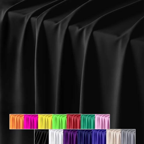 Nylon Spandex Fabric by the Yard, 80% Nylon 20% Spandex, 4-Way Stretch Quick-Drying Activewear &...