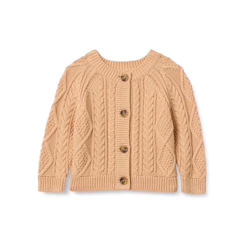 Image of Amazon Essentials x Sofia Grainge Unisex Toddlers and Babies' Cable Knit Cotton Fisherman Cardigan Sweater
