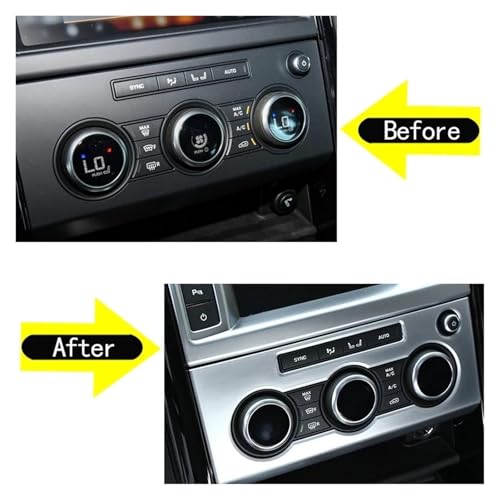 Cubierta de panel de aire acondicionado central para Discovery 5 LR5 L462 2017-2020 plata 4