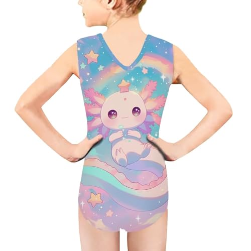 Image of Girls Swimsuits Size 3-14 Kids Summer Sleeveless One Piece Bathing Suit Beach V-Neck