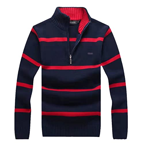 Pull demi-fermeture éclair en coton Kelsiop, le confort thermique au quotidien