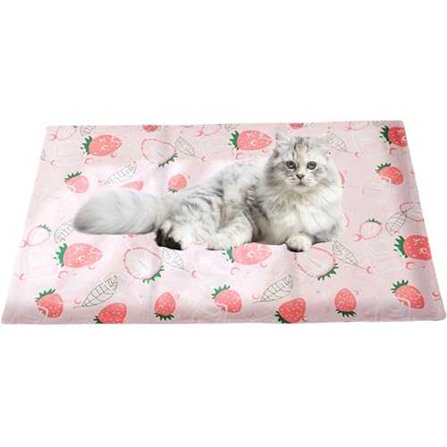 猫用冷却マット - 即冷すべり止めペットパッド - 快適休息 睡眠サポート ペット用マットレス | 快適ポータブルソリューション