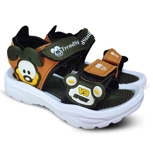 Image of Bear Kids Sandals, Attractive Colors And soft Sole, welcro Closure (Age 1 to 6 Years)