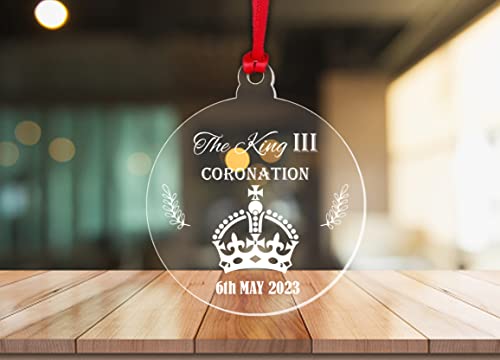 König Charles III Krönungskugel Souvenir Gedenkornament Dekoration