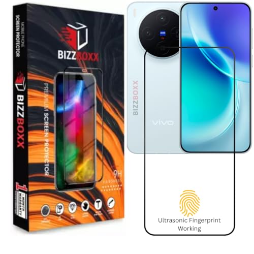 Image of Tempered Glass Screen Protector Guard Compatible with vivo X300 - HD Clarity, Ultrasonic Fingerprint Working Screen Guard (For Vivo X 300-6.31 inch) With Installation Kit - Pack of 1