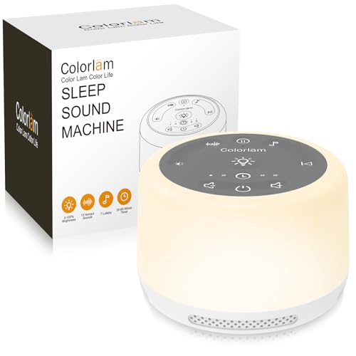 Colorlam White Noise Machine Wireless Audio F...