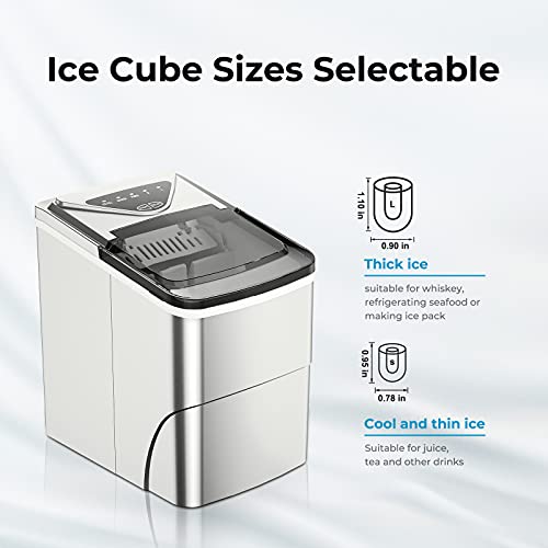 FZF Portable Electric Ice Cube Maker with SelfCleaning Function Crazymos