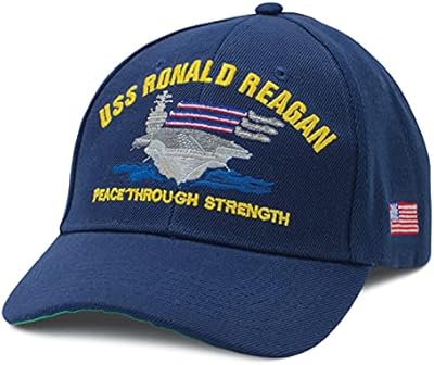 Ronald Reagan USS CVN 76 Commissioning Baseball Cap Navy