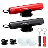 LUOJINYI 2 Pièces Brise Vitre Coupe Ceinture, 2 en 1 Coupe Ceinture Brise Vitre avec 2 So...