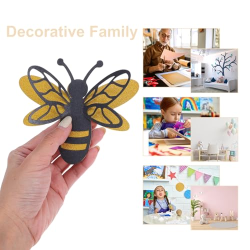 Healeved Vinilos Decorativos 3D Abejas 12x10.5 cm miniatura 3