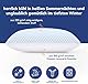 Memory Foam Kissen 80x80 – Weiches Gel-Kopfkissen für Seitenschläfer – Ergonomisches Wolkenkissen mit abnehmbarem Bezug