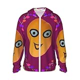 Léger et respirant : fabriqué à partir de tissu polyester à séchage rapide, ce sweat à capuche de protection solaire imprimé smiley mango est léger, respirant et offre un toucher doux. UPF 50 bloque 98 % des rayons UV pour aider à prévenir les coups de soleil et les dommages cutanés.