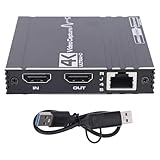 Fockety 4K-HDMI-Capture-Karte, 1080P 60 Hz USB 3.0 Audio-Video-Capture-Karte mit geringer Latenz, Game-Capture-Gerät für Streaming, aufnahmen, Gaming, funktioniert auf Laptop, PC