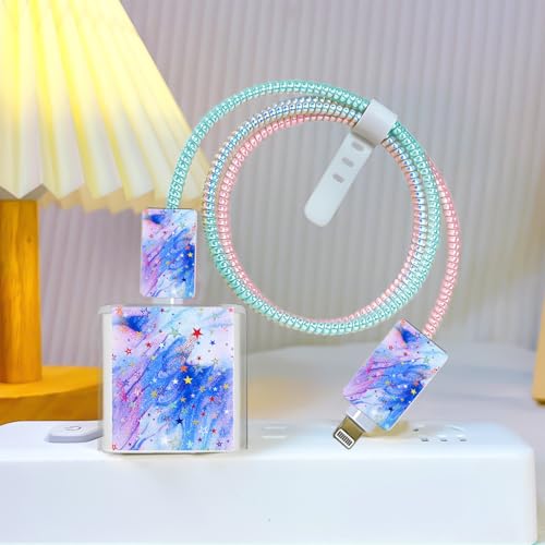 Organizador de cables USB para auriculares con funda de cargador 5
