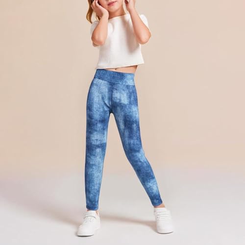4 Pack Girls Printed Denim Jegging Denim Jeans Kids High Waist Stretch Jeans Pants3