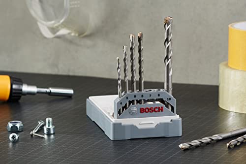 Bosch Accessories Bosch Professional 7-teiliges CYL-3 Betonbohrer Set (für Beton, Ø 4/5/6/6/7/8/10 mm, Zubehör Schlagbohrmaschine)