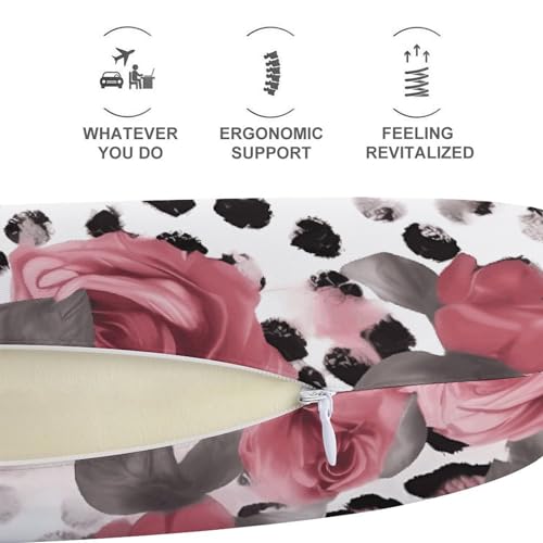 Almohada de viaje espuma viscoelástica tamaño único miniatura 5