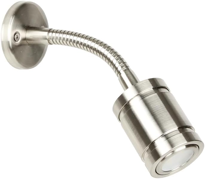 Manufacturer's Select ITC Inc Chrome Compass Adjustable Arm LED Reading Light with Customizable Directed Output and Space Saving Design (69923S-CH3KE) (B07RQ9YBLQ)