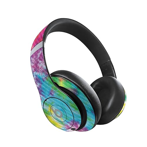 Image of MightySkins Carbon Fiber Skin Compatible with Beats Studio Pro - Tie Dye Splatter | Protective, Durable Textured Carbon Fiber Finish | Easy to Apply