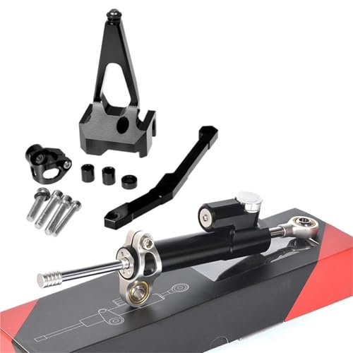 Amortisseur de direction moto MT-09 en aluminium CNC pour éliminer le guidonnage du train avant