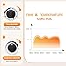 ARSFUTU Cylinder Sauna Heater 9KW 220V Electric Sauna Heaters Dry Steam Bath Sauna Stove 3h Timer with Thermo-Hygrometer for 310-460 Cu.ft Home Hotel Spa Sauna Room