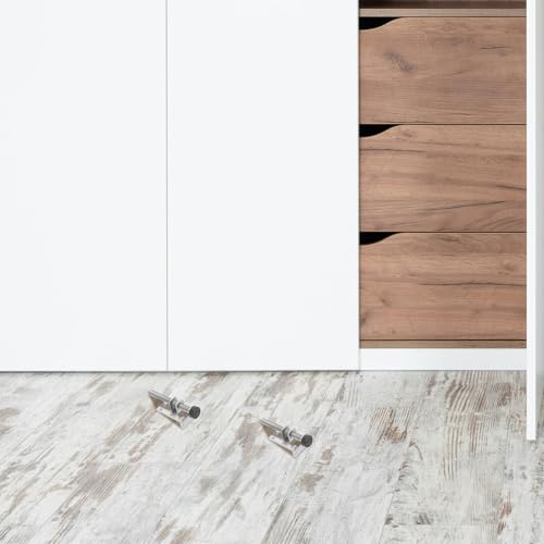 Patas regulables para muebles metálicos con base antideslizante para mesas y estanterías 8
