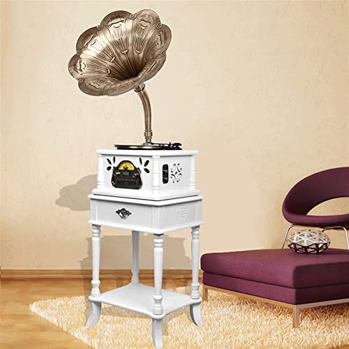 Gramophone phonographe en bois, tourne-disque vinyle, haut-parleurs stéréo, contrôle 33/45/78, vinyle, CD, Bluetooth, radio, lecture USB, enregistreur blanc - Les Beatles, Paul McCartney, John Lennon, RIngo Starr, George Harrison Gramophone phonographe en bois, tourne-disque vinyle, haut-parleurs stéréo, contrôle 33/45/78, vinyle, CD, Bluetooth, radio, lecture USB, enregistreur blanc – Image 5