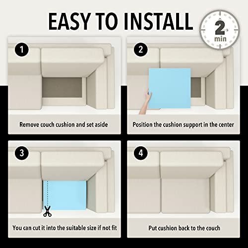 image for Tromlycs Couch Sofa Cushion Support for Sagging Seat Arched Furniture 