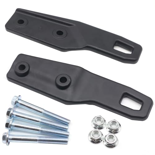 RJSPHH PT989-35245-03 Recovery Rear Tow Hook Set Compatible with Toyota Tacoma 2024 2025 2026, Black Left and Right