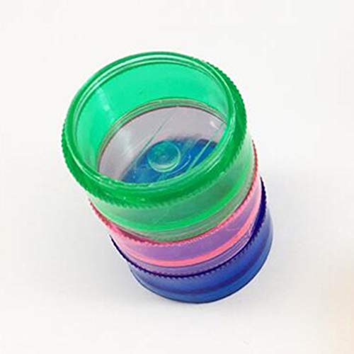 ExCEART 1 conjunto semanal para comprimidos de 7 dias, organizador de comprimidos selado, porta-comp