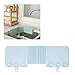 Other Kitchen Tools Accessories Tools Gadgets TPR Good Elasticity Foldable Sink Splashing Guard with Suction Cups Practical Reusable Water Baffle Board Kitchen Accessory Sink