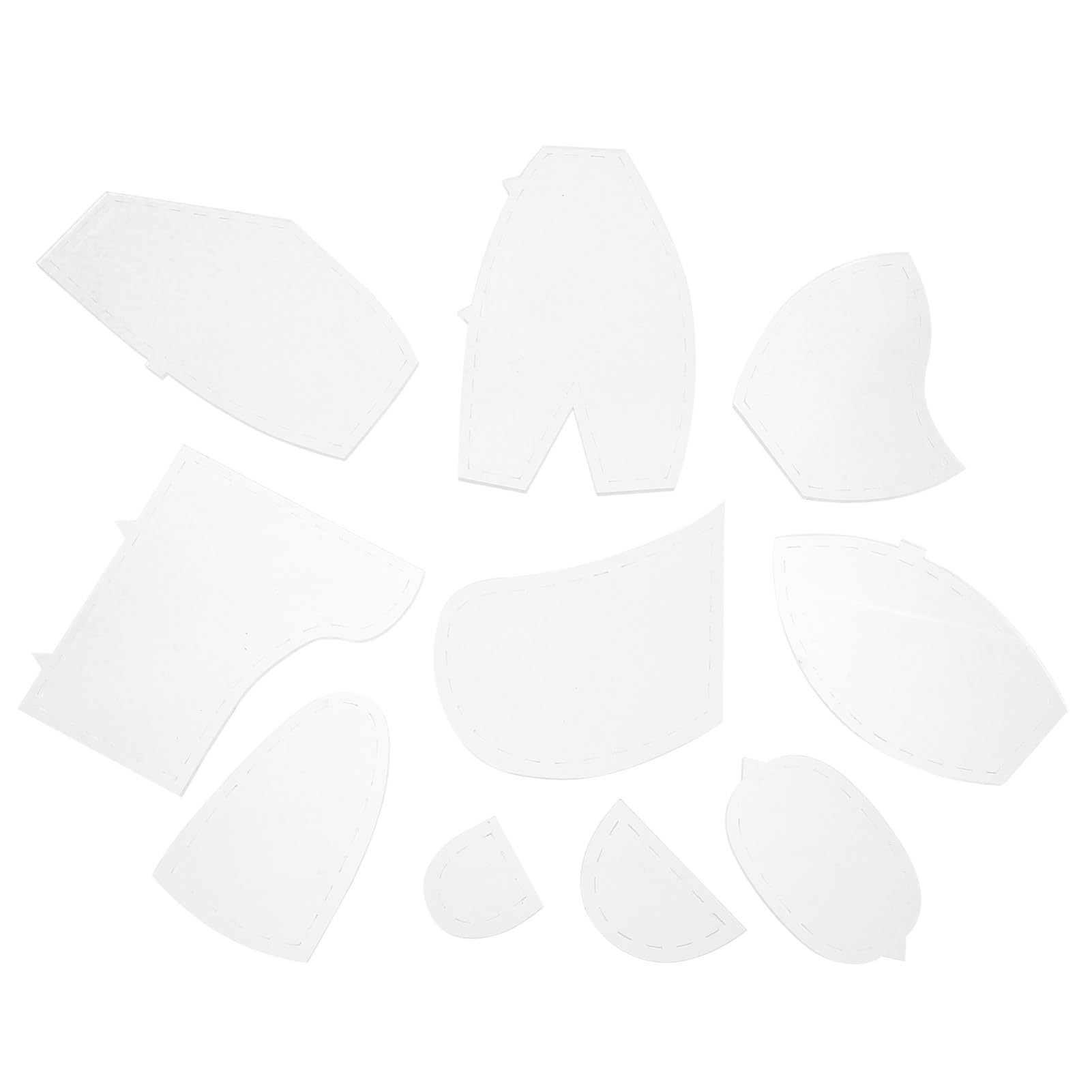 VILLCASE 3 Set Di Righelli Da Cucito in Acrilico Con Orsetto in Memoria Modelli Per Quilting Modelli Per Ragazzi E Ragazze 10 Pezzi * 3
