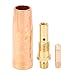 Welding Torch Accessory Kit 14PCS Set Brass Red Copper Gas Nozzles Diffusers Electrodes for Magnum 100L Tweco Mini 1 MIG Welding Guns