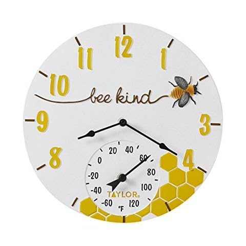 Taylor Bee Kind Clock and Thermometer Cover