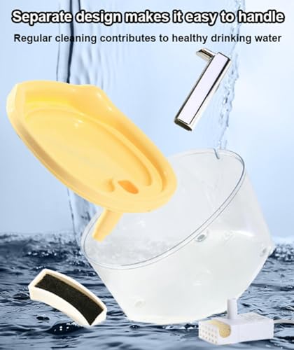 Fuente de agua automática para gato 1.5L con filtro miniatura 7
