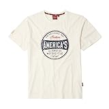 Indian Motorcycle Men's America's First T-Shirt, White - XL - 286288309