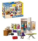 PLAYMOBIL MyLife Modedesignerin | Nähstudio mit Nähmaschine und 6 Outfits | Fördert die Kreativität | Kinder Spielzeug ab 4 Jahren | 72082