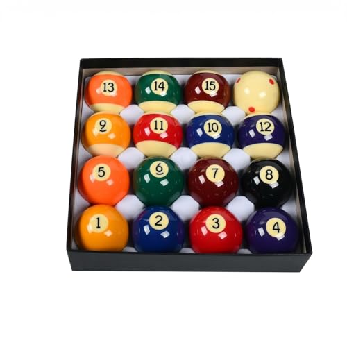 Bolas de billar americano de resina firme con número visible para hogar, modelo TP-B112
