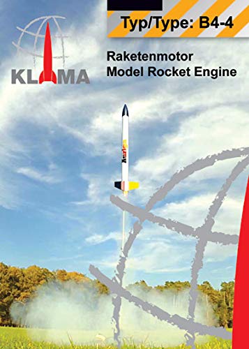 Raketentreibsatz B4-4 Mit Elektrozünder – 6 Stück Für Modellraketen
