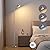 FIGDIFOR Floor Lamp for bedroom, 3 Color Temperatures Floor Reading Lamp with Flexible Lamp Cap, Modern Bedroom Floor Lamps for Living Room, Simple Design Standing Lamp for Office Working Study Silver