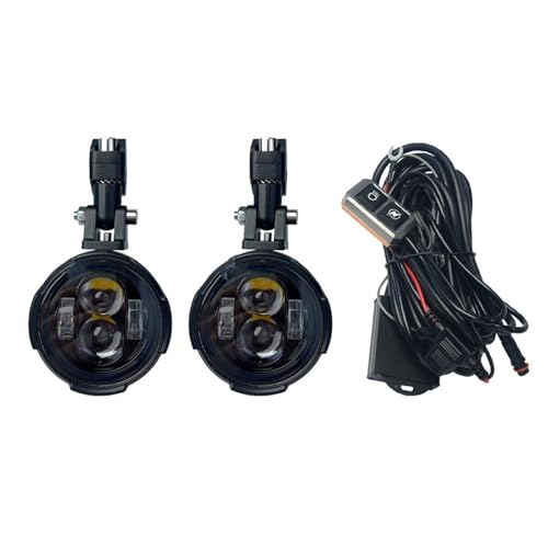 Phare moto projecteur antibrouillard 100W pour ne plus rouler dans le noir