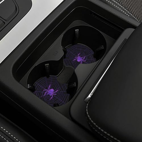 2 Pzs Portavasos para Carro Morado y Negro miniatura 2