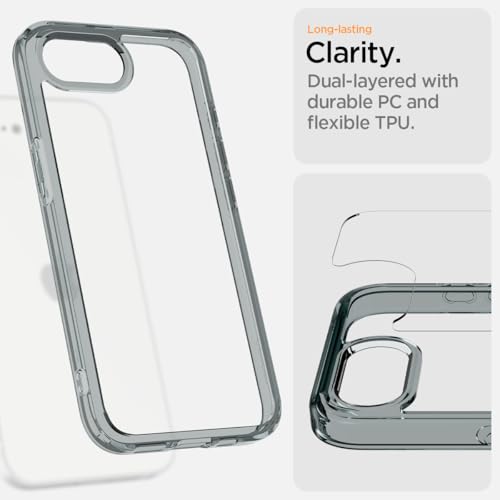 Image of Spigen for iPhone 17e / 16e Case, Ultra Hybrid [No Magnet Ring][Anti-Yellowing] - Space Crystal