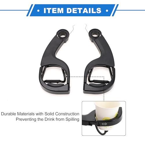 Portavasos negro para Porsche Cayman y Boxster miniatura 4
