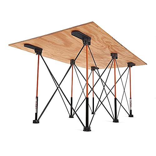 BORA CA0804 Breite Paneelstützen, Tausendfüßler-Werkbank-Zubehör, hält das Material beim Schneiden, 4 Stück