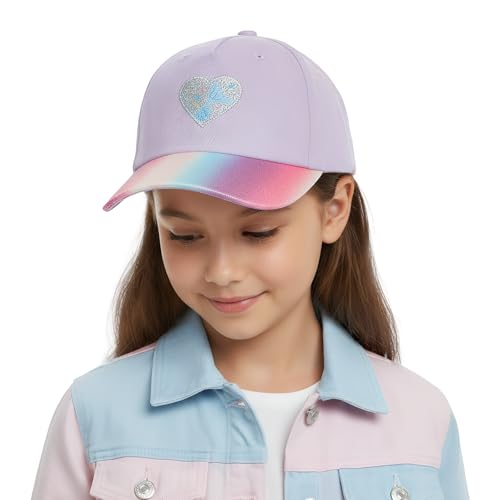 Casquette de baseball fille contre les coups de soleil OhMill avec paillettes