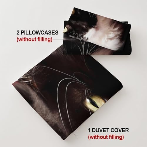Drap-housse chat lavable machine résistant aux plis pour lit 90x200 cm - 8