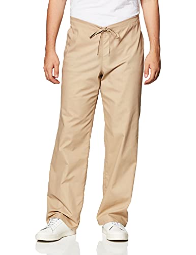 Dickies womens Signature Unisex Drawstring medical scrubs pants, Khaki, Medium US