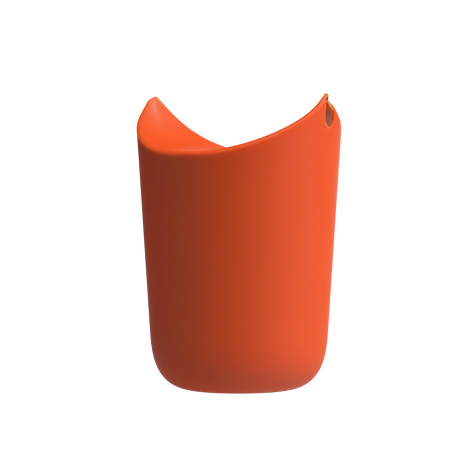 2 Pcs Microwave Popcorn Maker, 110mm * 80mm * 145mm Reusable High Temp Resistant Flexible Microwave Popcorn Popper Popcorn Maker Collapsible Silicone Bowl for Kitchen (Orange)