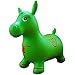 Green Horse Hopper, Pump Included (Inflatable Jumping Horse, Space Hopper, Ride-on Bouncy Animal)